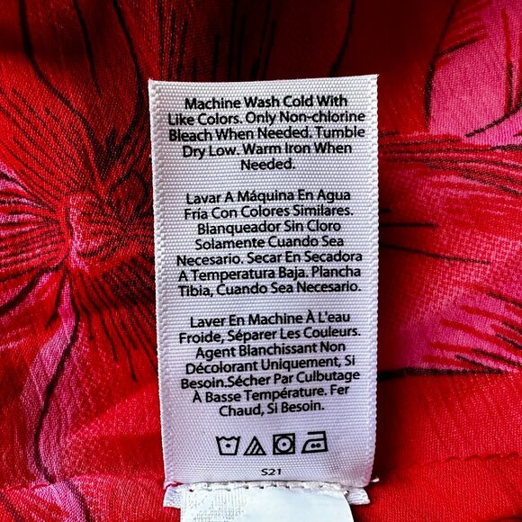 Sofia Vergara Women's Multi Color Flounce Hem Top XL - Picture 10 of 12